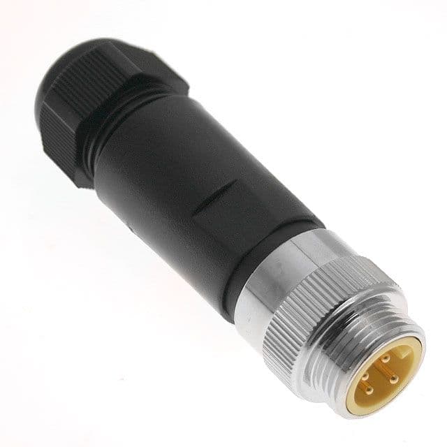 Mencom MIN-4MPM-FWX MIN Size I, 4 Pole, Male Straight with Male Threads, Field Wireable, Nickel Plated Brass, 8-17mm MIN-4MPM-FWX on Applied Automation