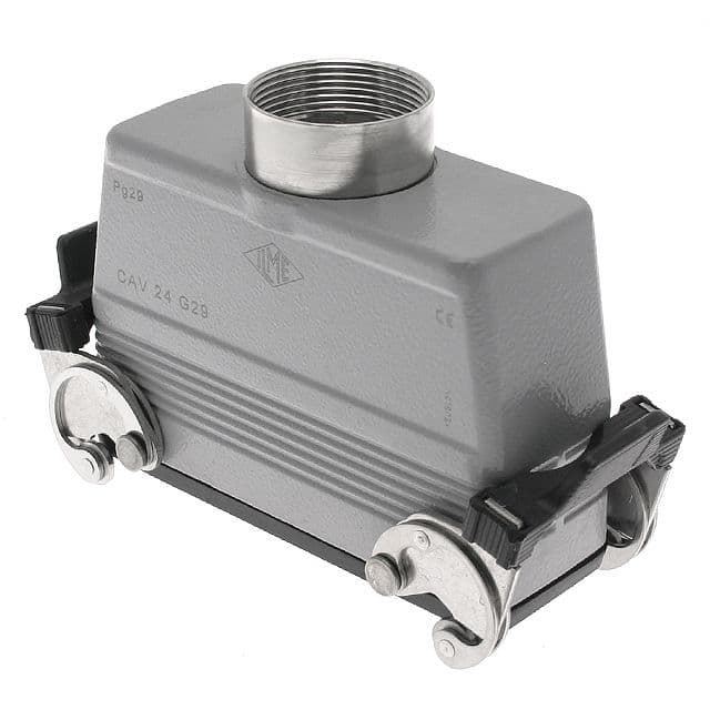 Mencom CAV-24G29 Standard, Rectangular Hood, size 104.27, Double Latch with gasket, Top PG29 cable entry, High Construction CAV-24G29 on Applied Automation