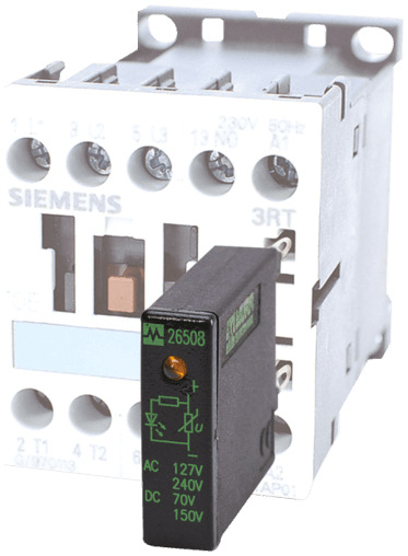 Murr Elektronik 26503 26503 Murrelektronik - SIEMENS CONTACTOR SUPPRESSOR, Varistor, 24VAC/DC, S00-VG-24-S 26503 on Applied Automation