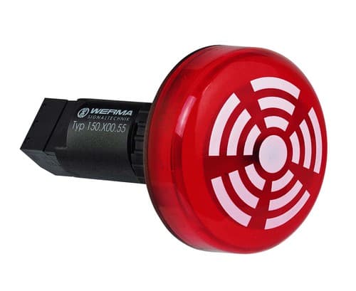 Werma 150.100.55 LED Buzzer EM Contin. tone 24VDC RD 150.100.55 on Applied Automation