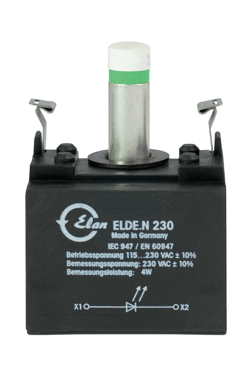 Schmersal ELDE.NWS230 Command and signalling devices; Contact and light terminal blocks (EF/EL); Screw connection; Mounting flange position 3; white LED; 230 VAC ELDE.NWS230 on Applied Automation