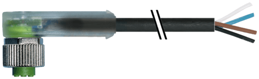 Murr Elektronik 7000-12401-6332000 7000-12401-6332000 Murrelektronik - M12 FEMALE 90° LED, PUR 3X0.34 black UL/CSA, drag ch 20m 7000-12401-6332000 on Applied Automation