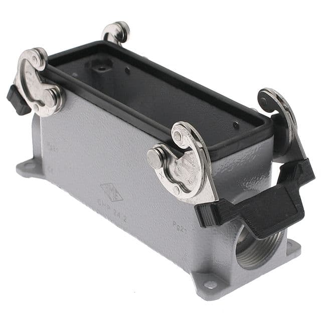 Mencom CMP-16 Insulated, Rectangular Base, Double Latch, Surface mount, size 104.27, Side PG21 cable entry CMP-16 on Applied Automation