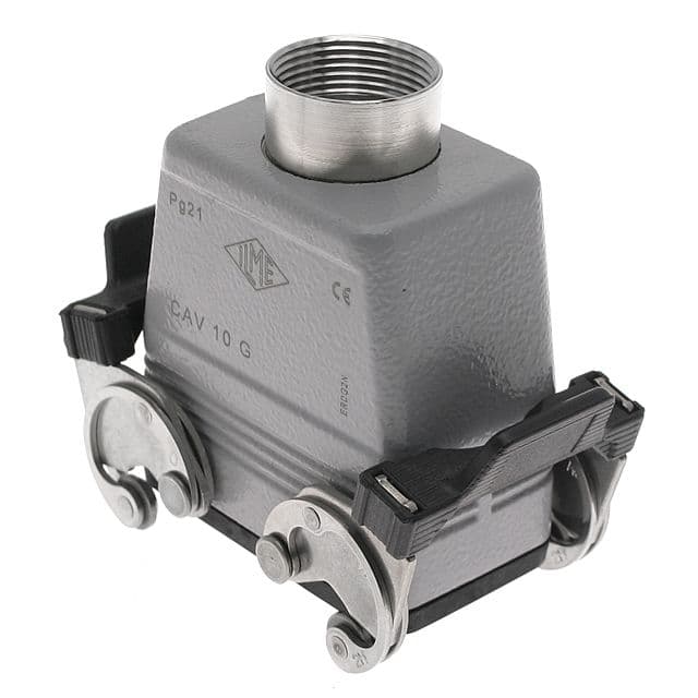 Mencom CAV-10G Standard, Rectangular Hood, size 57.27, Double Latch with gasket, Top PG21 cable entry, High Construction CAV-10G on Applied Automation