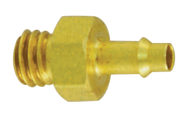 Clippard 11752-8-PKG #10-32 Port to 3/32" Single Barb Hose Fitting, Pack of 10 11752-8-PKG on Applied Automation