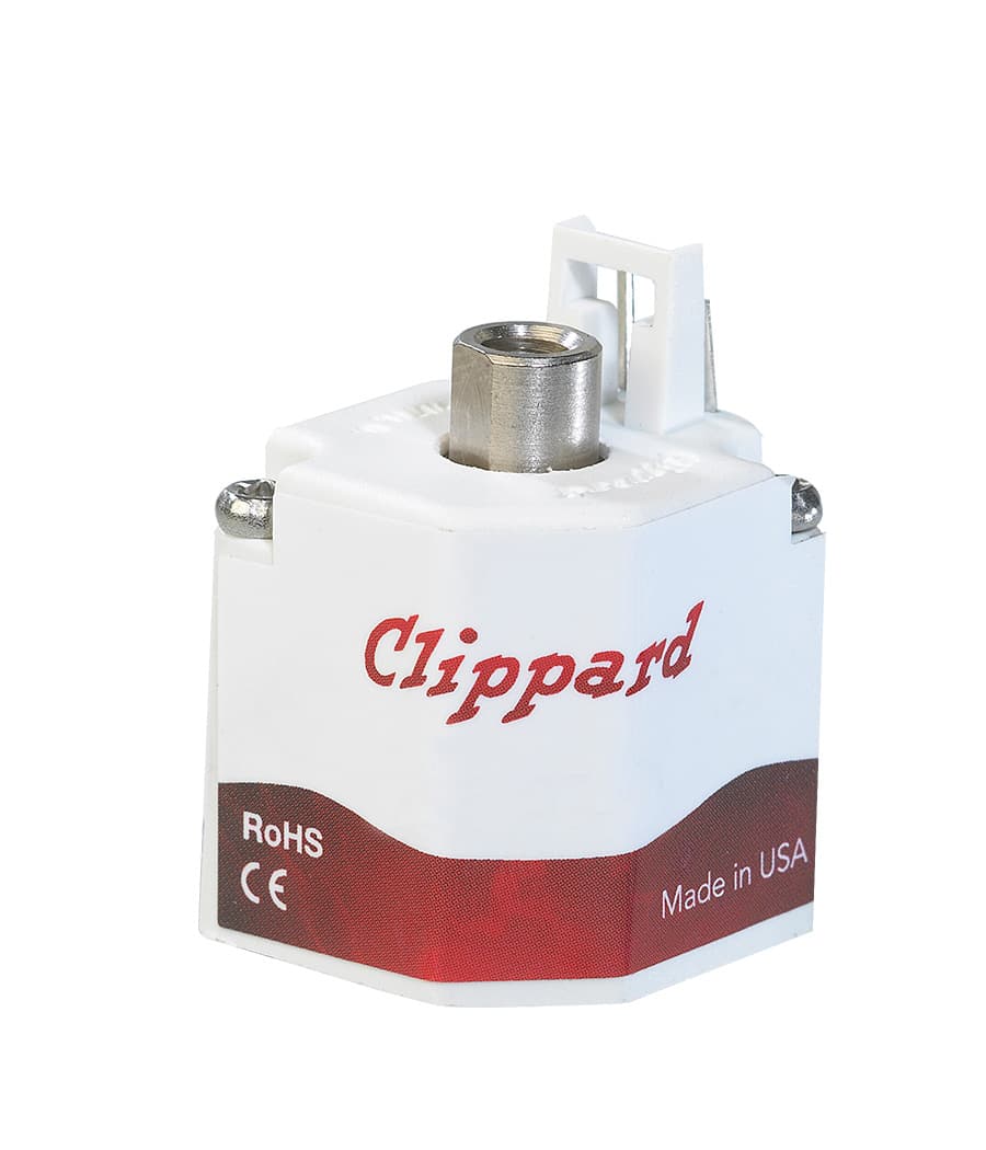 Clippard ES-2T-6-H 2-Way Electronic Valve, Normally-Closed, Top Pins, 6 VDC ES-2T-6-H on Applied Automation