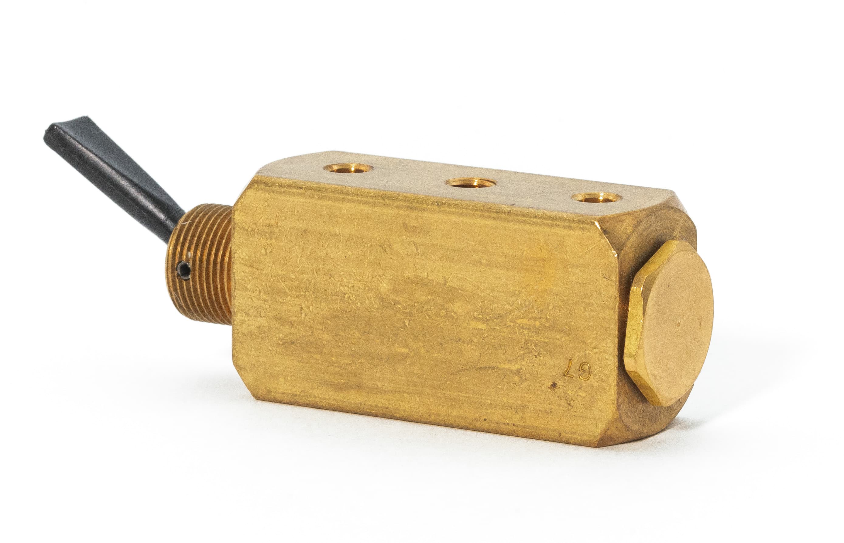 Clippard M-MTV-4F 4-Way Toggle Valve, Plastic Toggle, M5 M-MTV-4F on Applied Automation