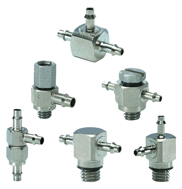Clippard ST0-2002-PKG #10-32 to 1/16" ID Hose Positionable Fitting, ENP, Pack of 5 ST0-2002-PKG on Applied Automation