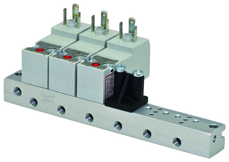 Clippard E15SM-8 8-Station Sub-Miniature Manifold E15SM-8 on Applied Automation