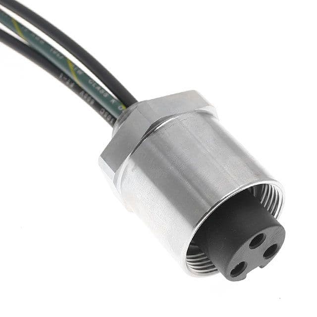 Mencom PMIN-42FR-0.3M MIN Power Distribution Series, Receptacle, 4 Pole, Female Straight, 0.3M, 12awg, 25A, .5-NPT, Front Mount, Nickel Plated Brass PMIN-42FR-0.3M on Applied Automation