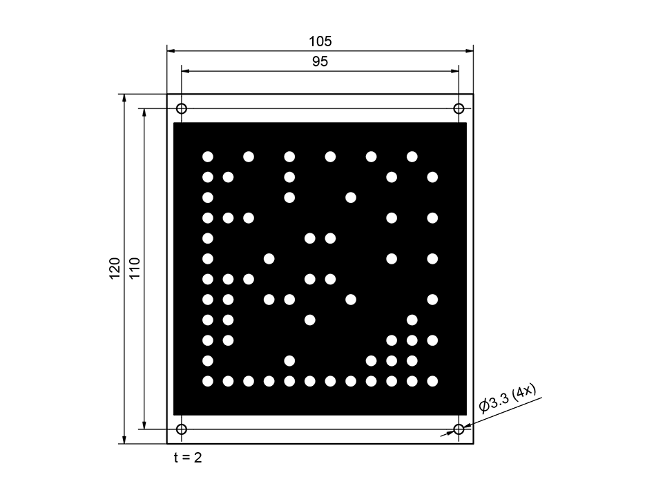 SensoPart 533-11045 533-11045 SENSOPART - Target mark for VISOR® vision sensors, ZTM 100-D2-RF-4x3.3 533-11045 on Applied Automation