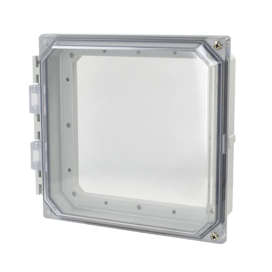 Allied Moulded Products AMHMI66CCH 6"x6" HMI Cover Kit with 2-screw hinged clear cover AMHMI66CCH on Applied Automation