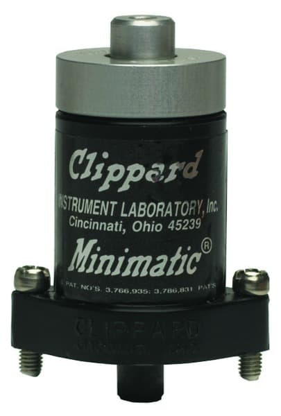 Clippard R-443 4-Way Delay Out, Screw Adjustment, Minimum Pilot Pressure: 40 psig, R-443 is a 4-way, spring return, fully ported 5-port valve with an adjustable flow control valve interconnected to the pilot. A pilot input signal in port 4 actuates the valve. R-443 on Applied Automation