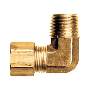 Fairview Fittings 69-4B Pipe Elbow; 1/4" Tube X 1/4" Male Pipe; 90 Deg 69-4B on Applied Automation