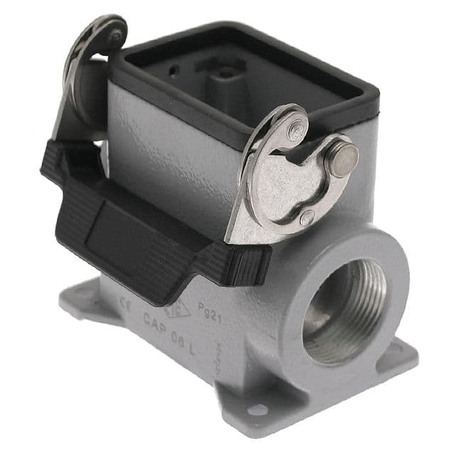 Mencom CAP-06L Standard, Rectangular Base, Single Latch, Surface mount, size 44.27, Side PG21 cable entry, High construction CAP-06L on Applied Automation