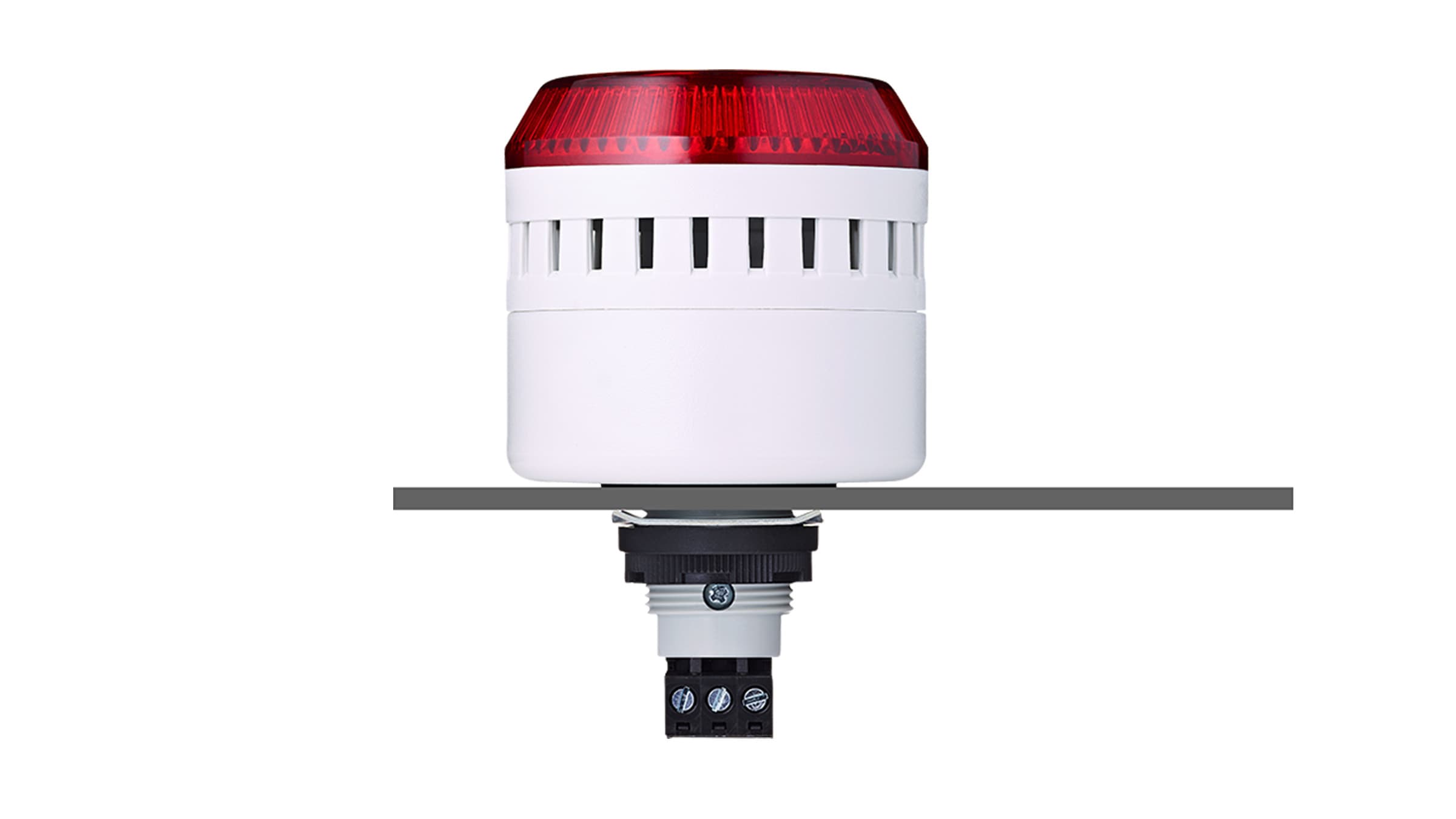 Sprecher + Schuh 814112310 Sprecher + Schuh 814112310 - ELG LED panel mount buzzer 110-120 V AC red, grey 814112310 on Applied Automation