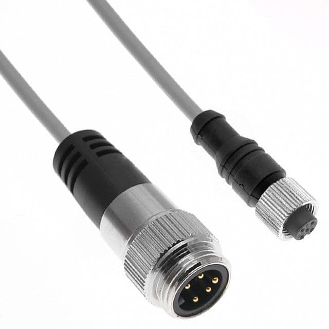 Mencom MINDCDD-5MFP-10M DeviceNet Drop, Cordset, Shielded Cable, Not shielded to coupling nut, 5 Pole, MIN Male Straight / MDC Female Straight, 10M, 4A, Gray, PVC MINDCDD-5MFP-10M on Applied Automation