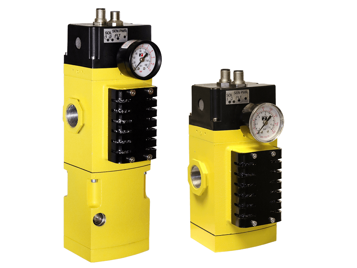 ROSS Controls M35S40NAEXABGA M35 Series with Soft Start, 1/2 NPT 24 V DC, External Monitoring, AB Pinout, Gauge M35S40NAEXABGA on Applied Automation