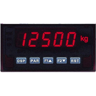 Red Lion PAXS0000 Red Lion PAXS0000 is a dynamometer digital meter designed for strain gauge or load cell measurements. It features a 1/8 DIN (96x48mm) size with 14.2mm red digits and communication capabilities, falling under the PAX series. The dimensions are specified as 1/8 DIN horizontal, measuring W96mm x H48mm (3.80" x 1.95"), and it offers a degree of protection rated at IP65 NEMA 4X. The supply voltage required ranges from 11-36Vdc, accommodating both 12Vdc and 24Vdc systems. It has a 20Hz analog input sampling rate and includes 1 x analog input for -24...+24mV / -240...+240mV strain gauge input DC with 16-bits conversion. Additionally, it features 3 x digital inputs (Sink/Source) for user input and 1 x analog output for retransmission purposes. PAXS0000 on Applied Automation