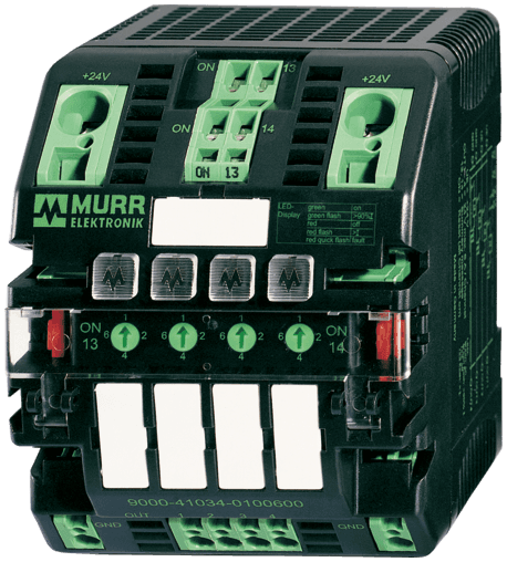 Murr Elektronik 9000-41034-0401005 9000-41034-0401005 Murrelektronik - MICO 4.10 SPEED-START electronic circuit protection, 4 channels, IN: 24 V DC OUT: 24 V DC / 4-6-8-10 A, Optimized startup behavior 9000-41034-0401005 on Applied Automation