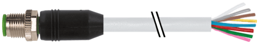 Murr Elektronik 7000-17001-2920050 7000-17001-2920050 Murrelektronik - M12 MALE 0°, PUR 8x0,25 GRAY, drag ch 0.5m 7000-17001-2920050 on Applied Automation
