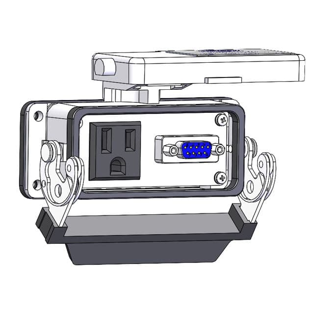 Mencom DP1-DB9-16LS Panel Interface Connector with Simplex outlet, DB9, in a 16LS housing DP1-DB9-16LS on Applied Automation