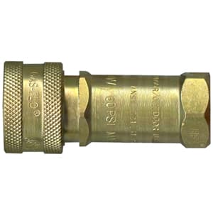 Fairview Fittings QD-GMC4-4F Pipe Coupling; 1/4" X 1/4" Female Pipe; CSA Certified 1/2 PSI QD-GMC4-4F on Applied Automation