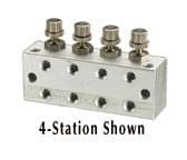 Clippard BFC-2AK 2-Station Block Flow Control, Meter Out with Knob BFC-2AK on Applied Automation