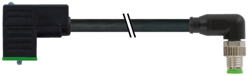 Murr Elektronik 7000-88451-6130150 7000-88451-6130150 Murrelektronik - M8 MALE 90° / MSUD VALVE PLUG FORM C 8 MM(SMALL), PVC 3X0.34 black 1.5m 7000-88451-6130150 on Applied Automation