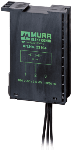 Murr Elektronik 23102 23102 Murrelektronik - MOTOR SUPPRESSOR, Varistor, 3x575VAC/20kW, RC3BUG-VG-3x575/20k 23102 on Applied Automation