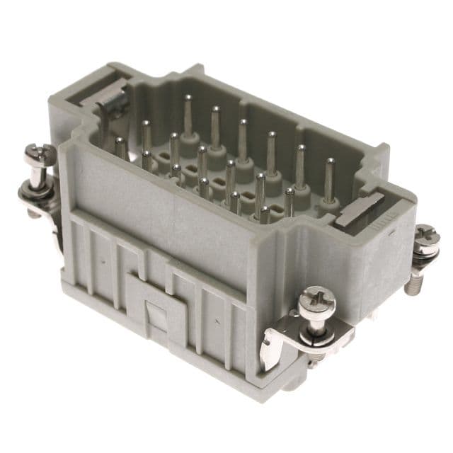 Mencom CDSM-18 Hi-Density, CDS series, Male Rectangular Insert, size 57.27, 18 pin, 10 amp, Standard Spring CDSM-18 on Applied Automation