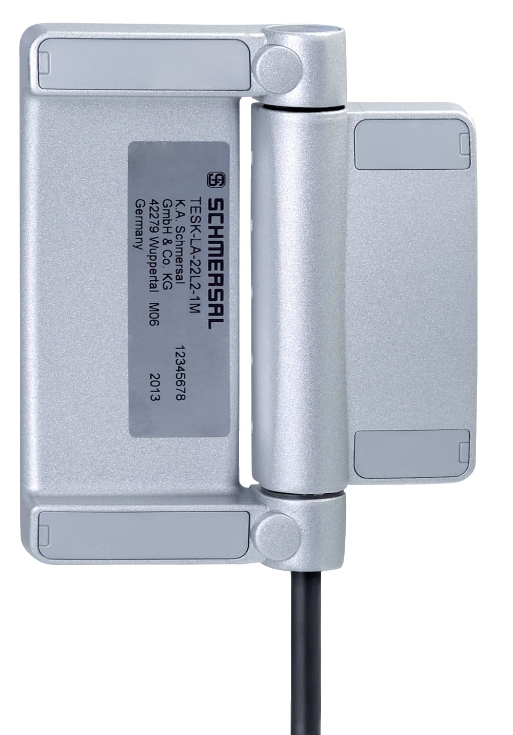Schmersal TESK-SA-11L1-3M TESK-SA-11L1-3M Schmersal - Safety switch for hinged guards; Hinge safety switch; cable bottom; with fixed switching angle; pre-set for front mounting; Standard hinge; Metal enclosure TESK-SA-11L1-3M on Applied Automation