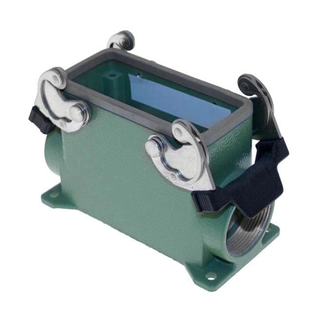 Mencom CAPW-16.229 Aggressive, Rectangular Base, Double Latch, Surface mount, Size 77.27, 2 Side PG29 cable entries, High construction CAPW-16.229 on Applied Automation
