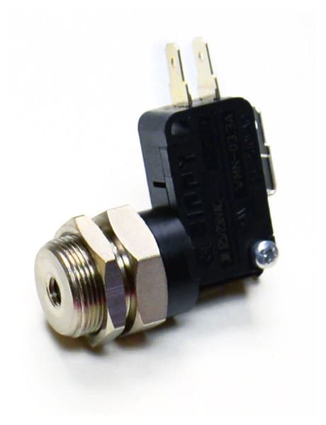 Clippard MAS-1B2-40 Miniature Air Switch, 3 Amp, 40 psig, QC Terminals, #10-32 Port MAS-1B2-40 on Applied Automation