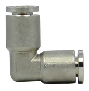 Clippard PQS-EU12 S/S Push-Quick Elbow Union, 3/8”, Provides a simple method of connecting pneumatic components to each other and system piping. PQS-EU12 on Applied Automation