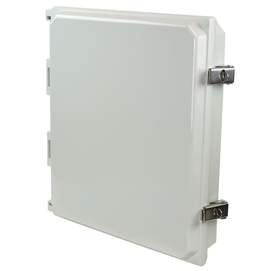 Allied Moulded Products AMHMI142L 14"x12" HMI Cover Kit with hinged cover and stainless-steel snap latch AMHMI142L on Applied Automation