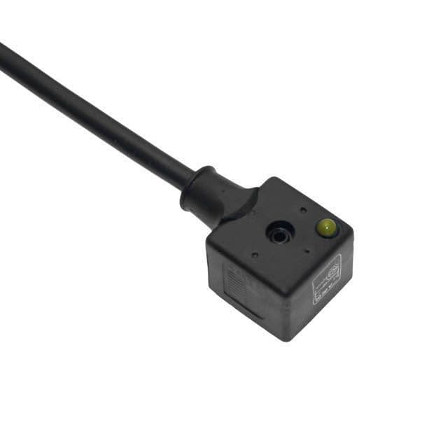 Mencom VAG-A20-00 Solenoid Valve Connectors, Cordset, 3 Pole, Form A 18mm, 10 Meters, 24V, 10A, LED w/MOV VAG-A20-00 on Applied Automation