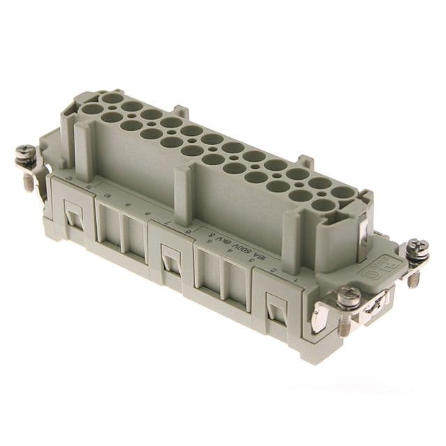 Mencom CCEF-24 Standard, CCE series, Female Rectangular Insert, size 104.27, 24 pin, 16 amp, Crimp CCEF-24 on Applied Automation